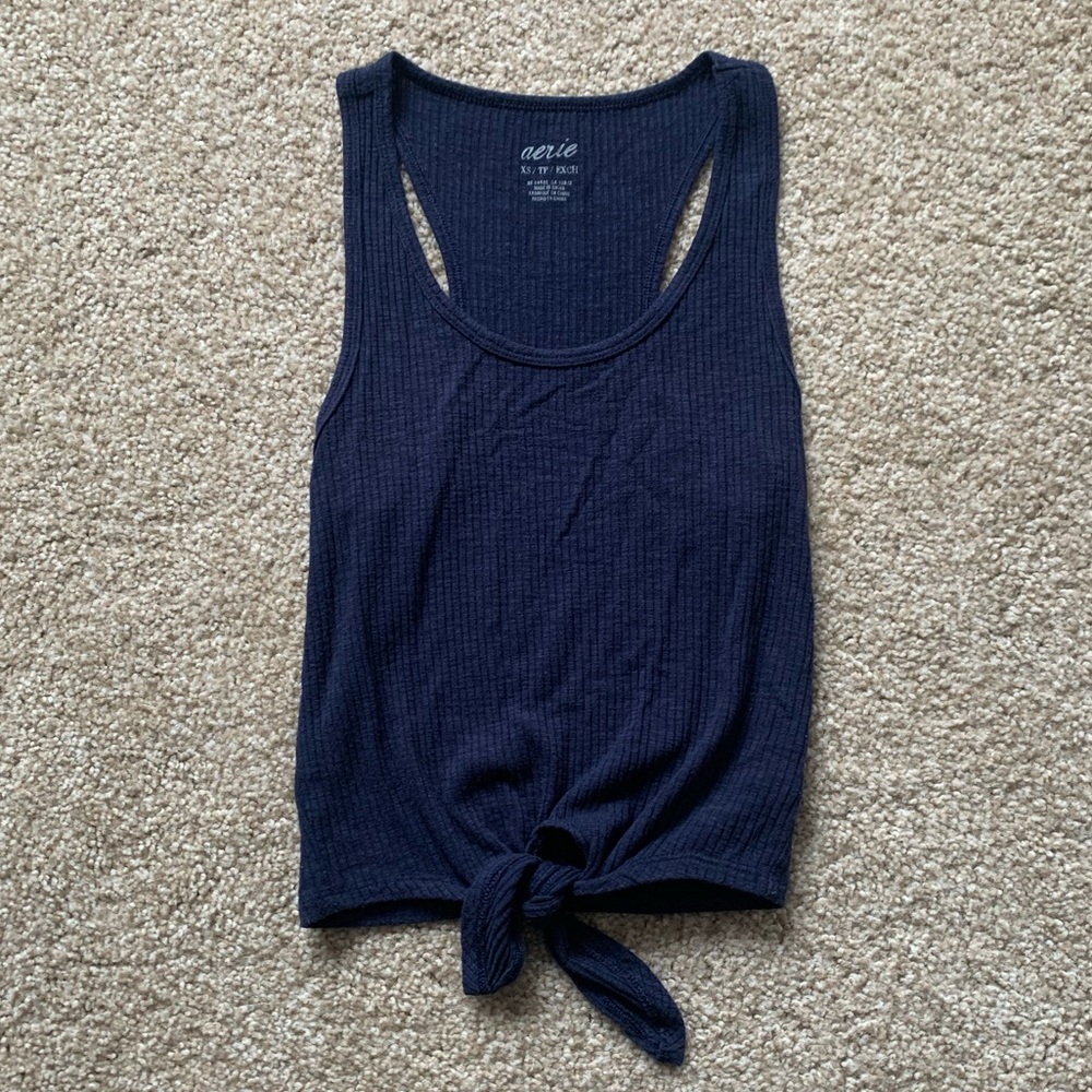 Aerie Tie-Front Tank Top